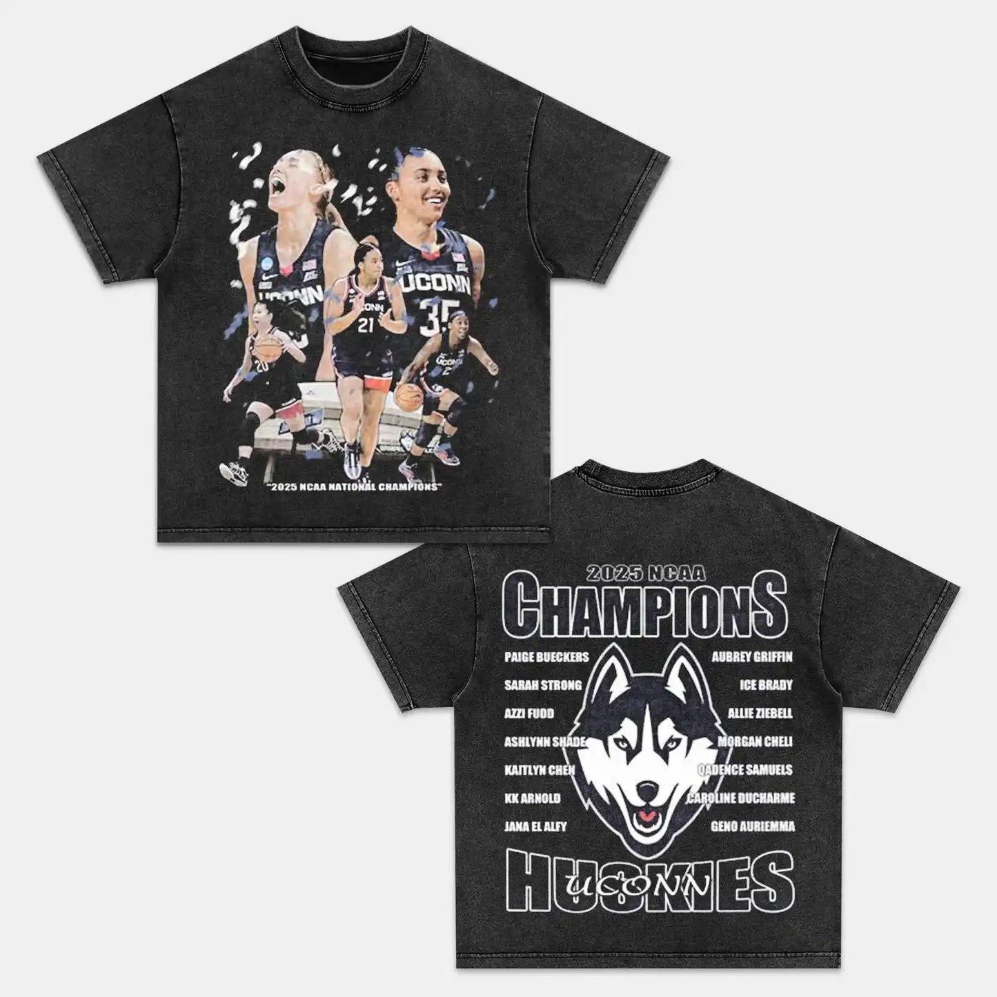 2025 NCAA CHAMPIONS UCONN TEE