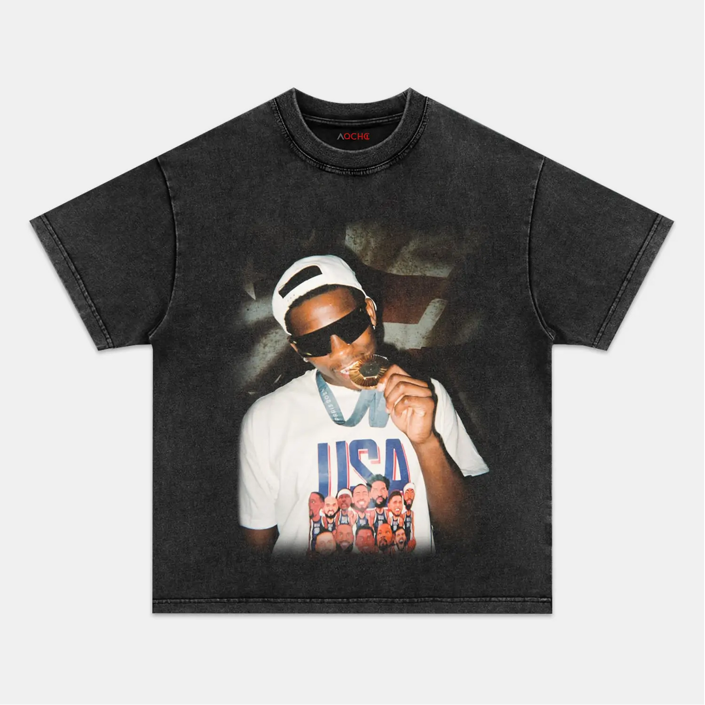 2024 USA ANTHONY EDWARDS TEE