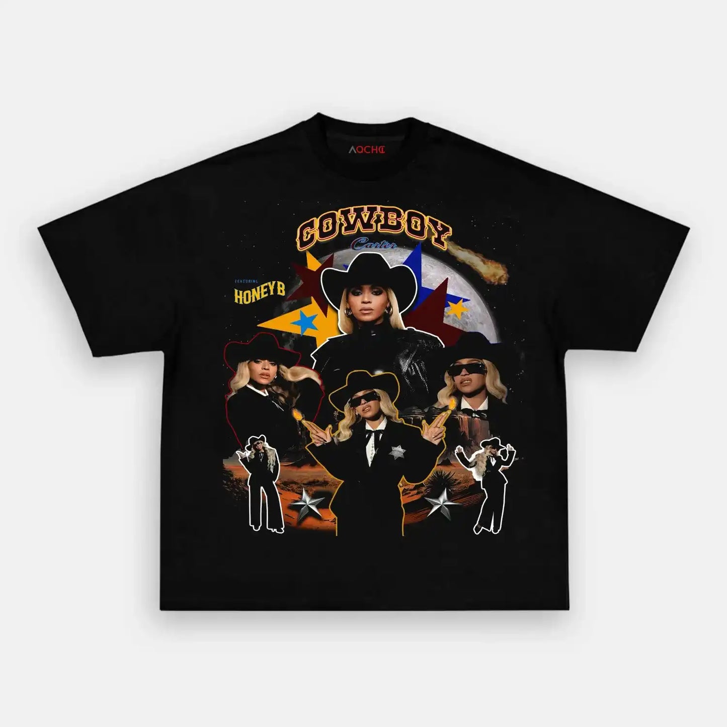 Beyonce black cowboy wear