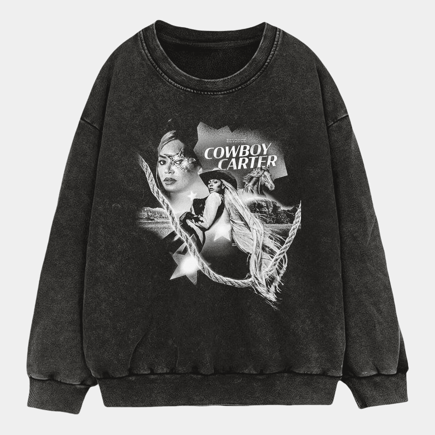 Beyonce cowboycarter B&W WEAR