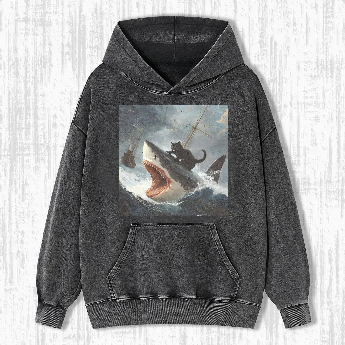 FAT CAT VS. SHARK T-SHIRT