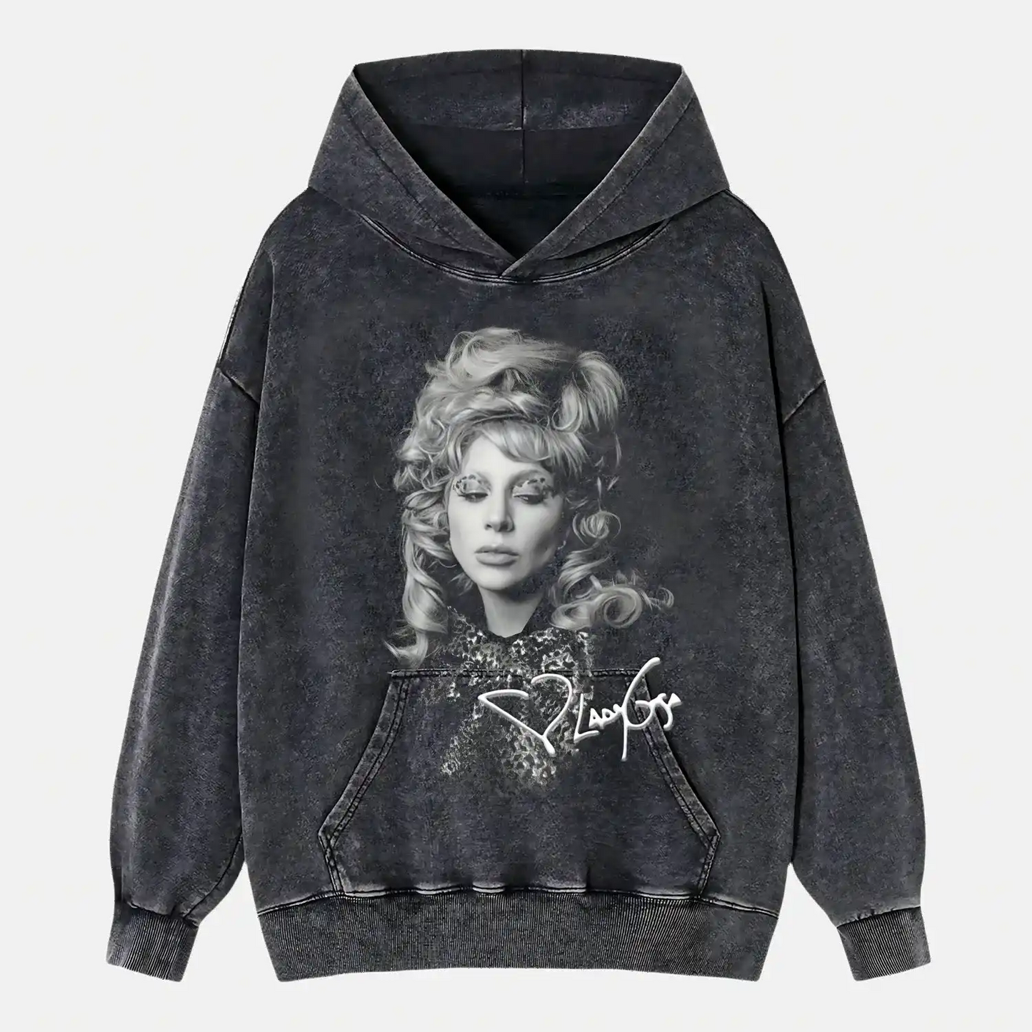 Lady gaga B&W big face S1 WEAR
