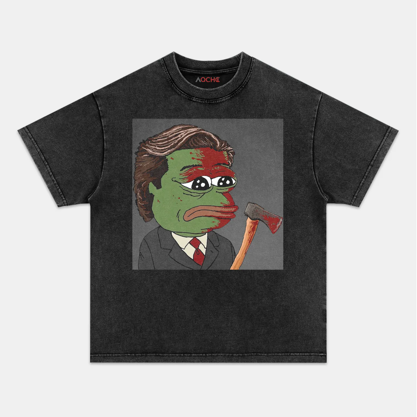 PEPE THE FROG & PATRICK BATEMAN TEE