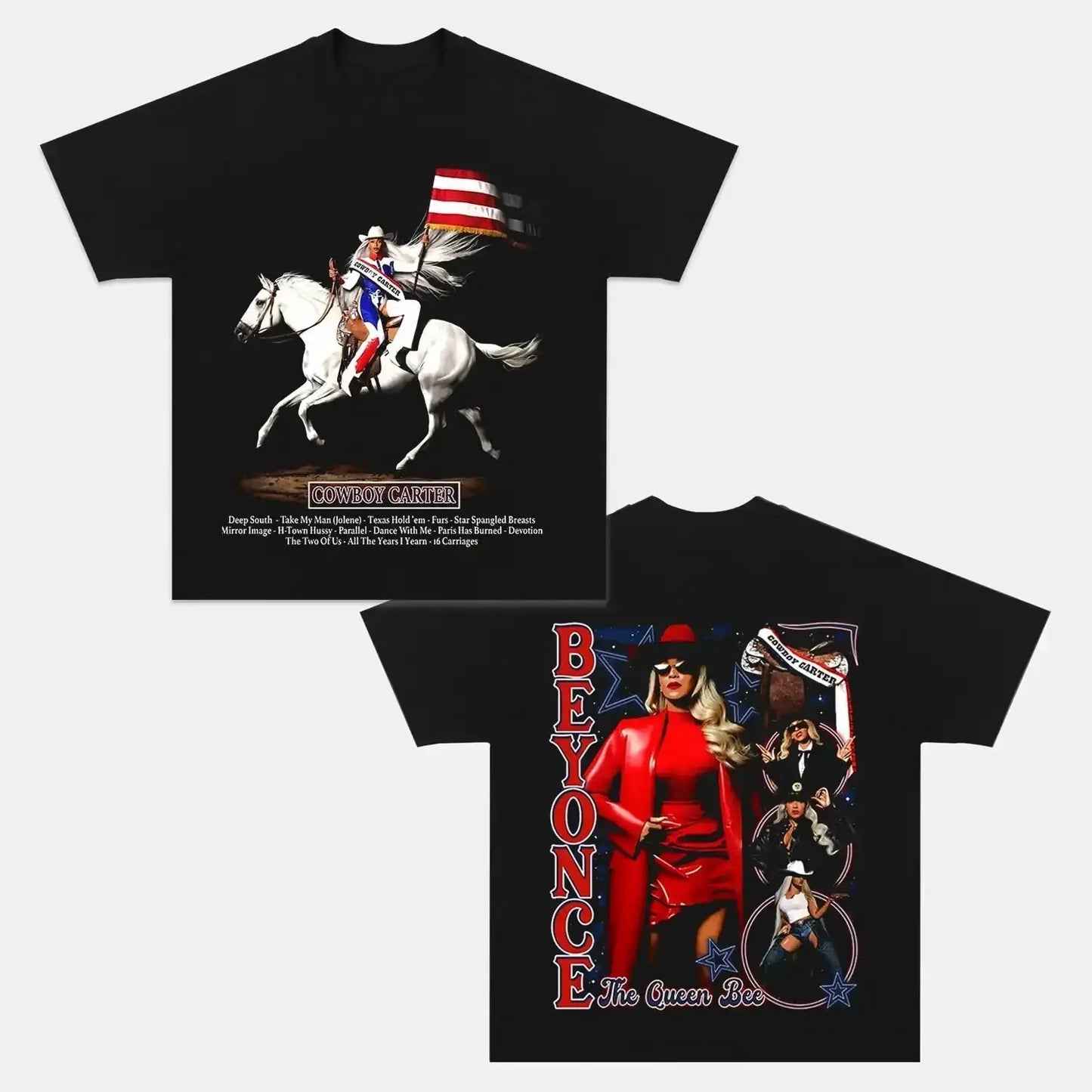 beyonce Cow boy Tee DS
