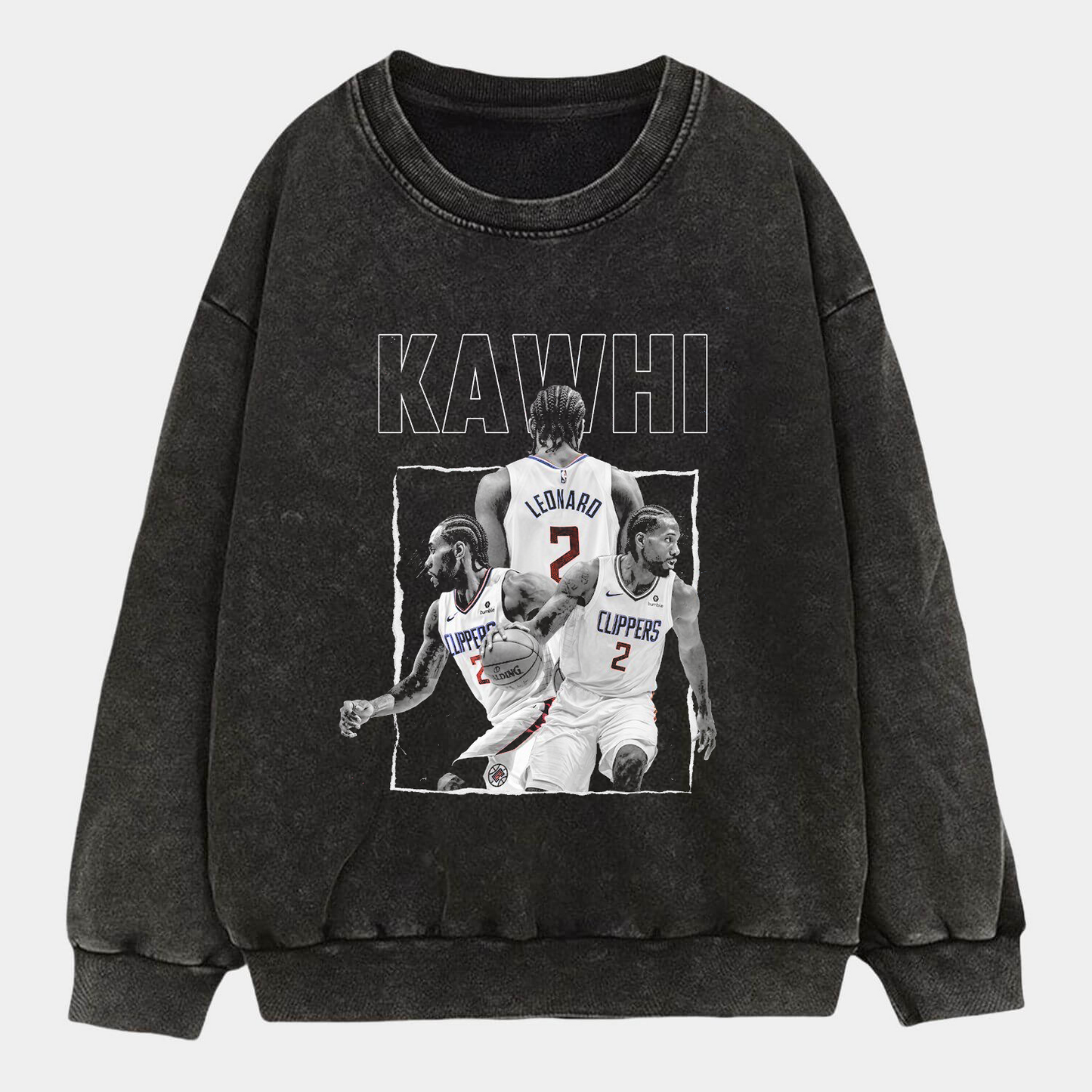 kawhi leonard B&W Wear 2.0