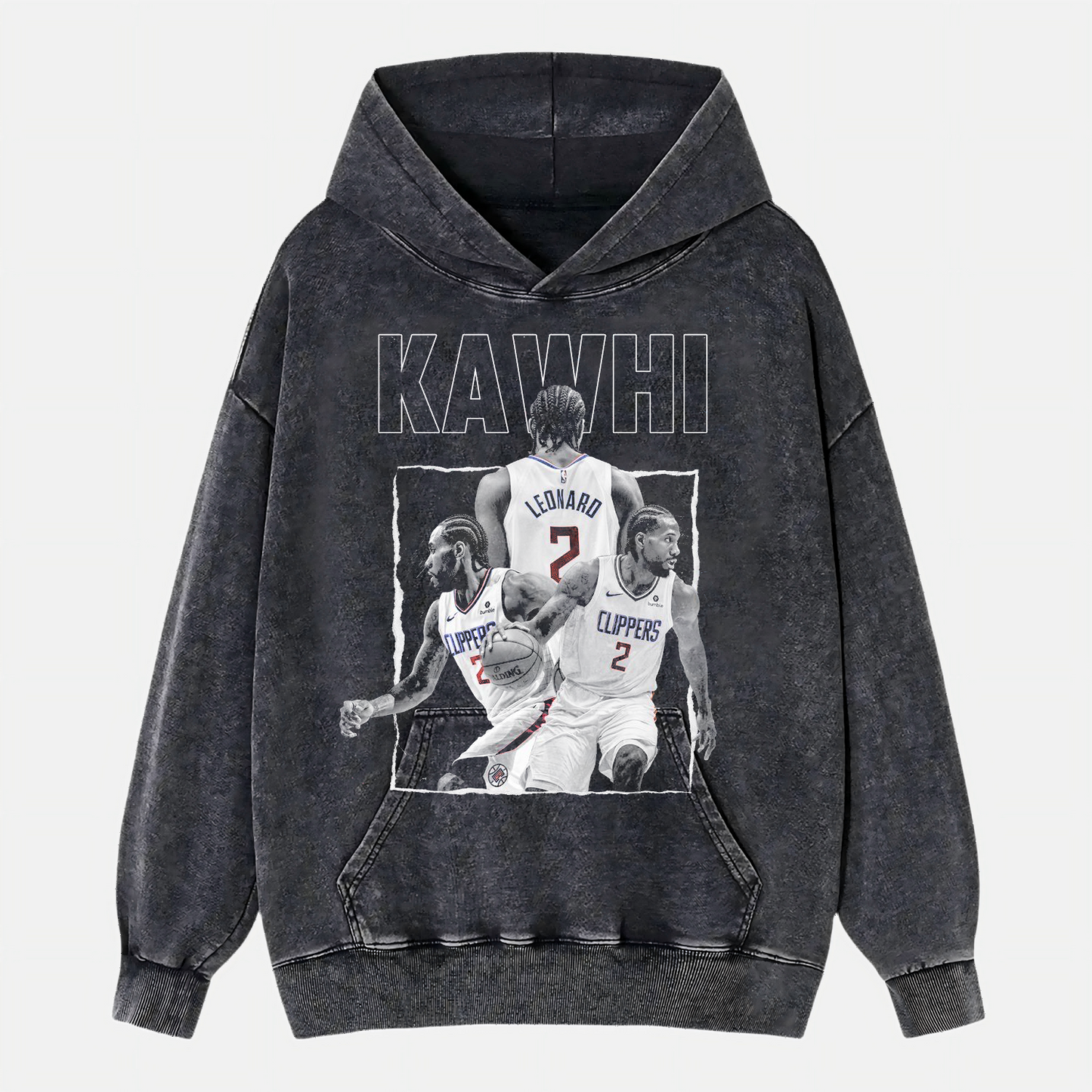 kawhi leonard B&W Wear 2.0