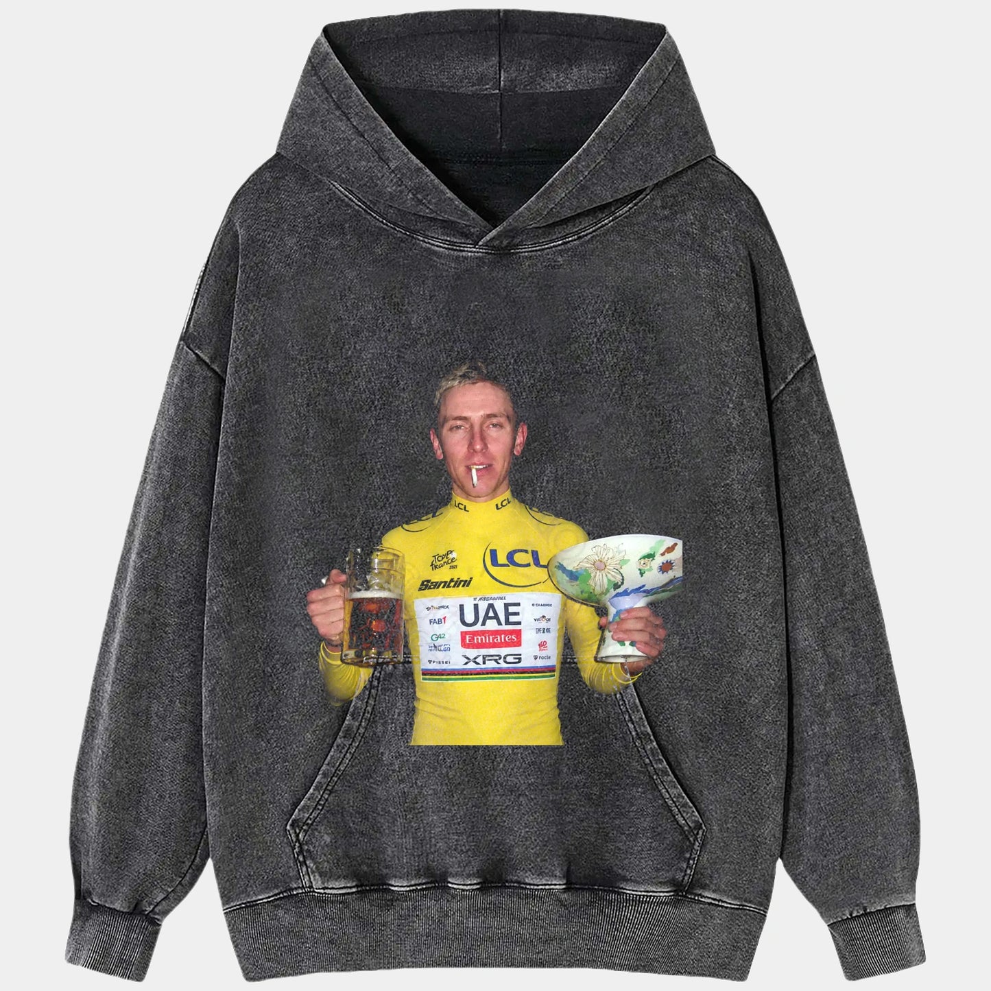 Tadej Pogačar Tour de France Champion Tee 2 - AQCHIC