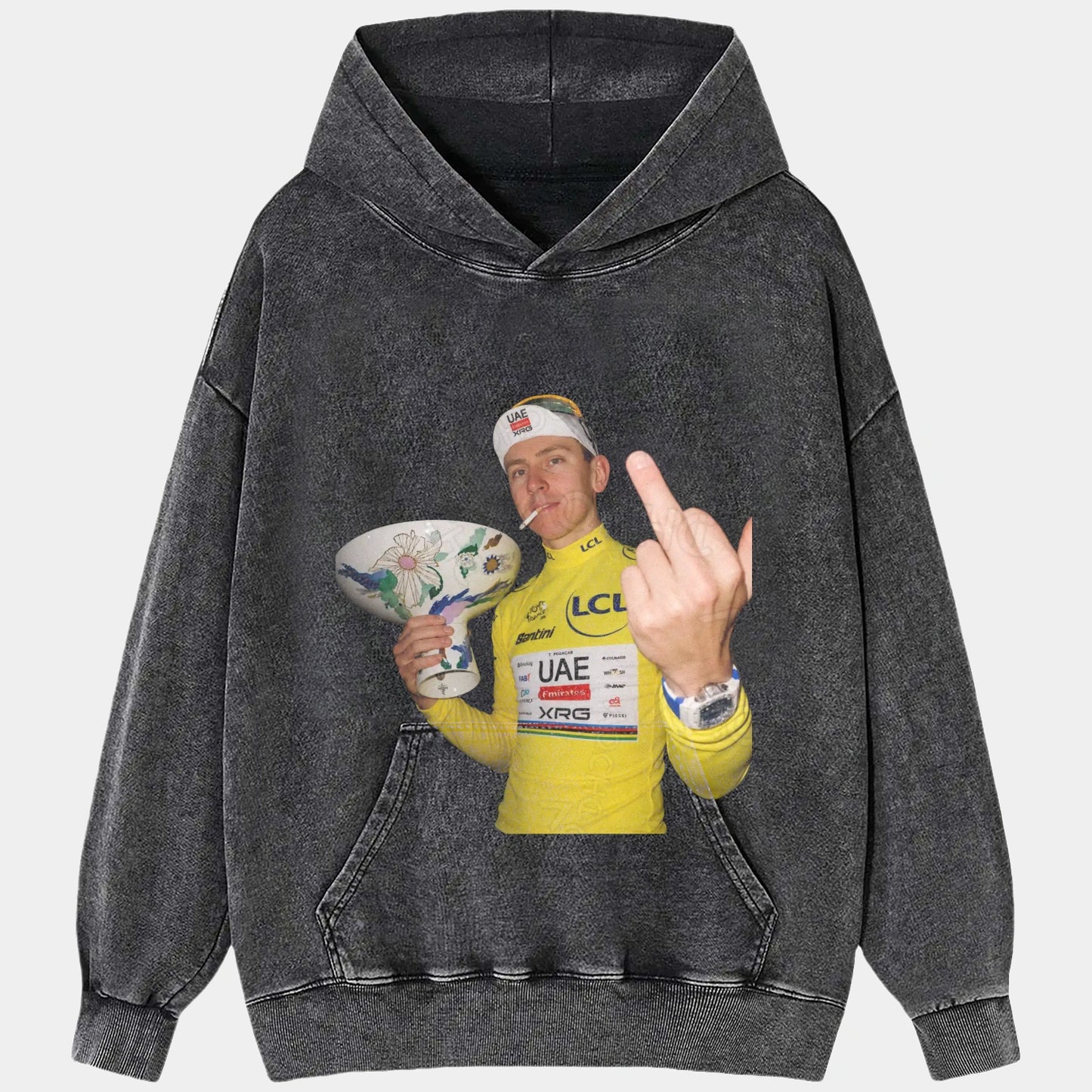 Tadej Pogačar Tour de France Champion Tee 5 - AQCHIC
