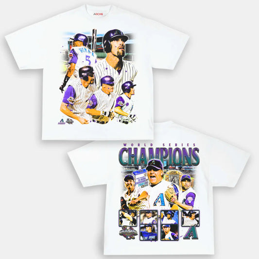 2001  WORLD SERIES CHAMPS  DIAMONDBACKS  TEE-[DS]