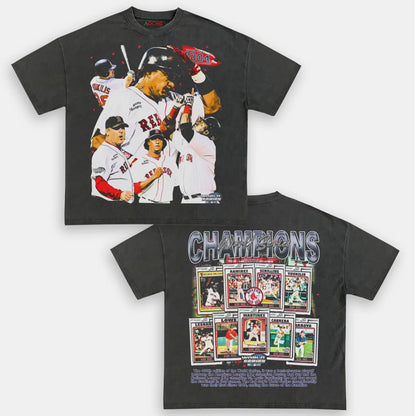2004 WORLD SERIES CHAMPS - RED SOX TEE - [DS]