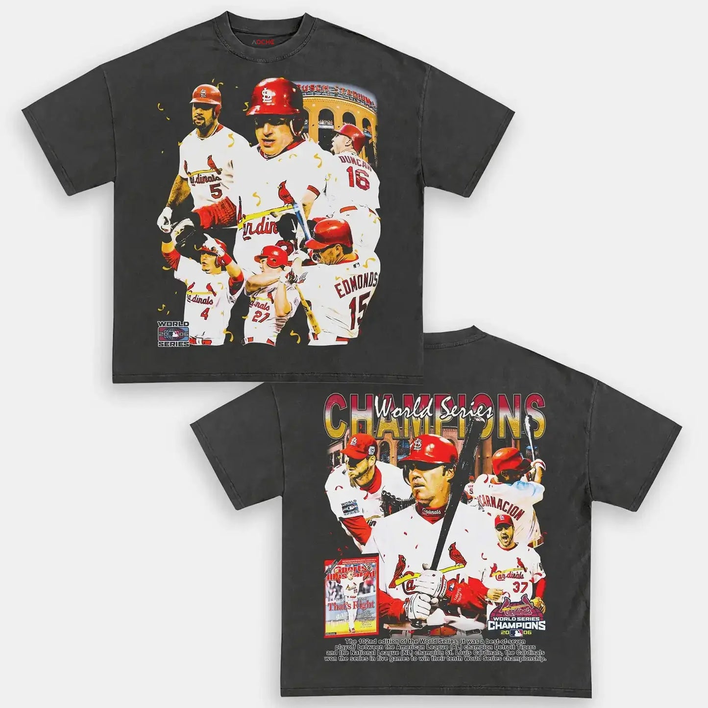 2006 WORLD SERIES CHAMPS - CARDINALS TEE - [DS]
