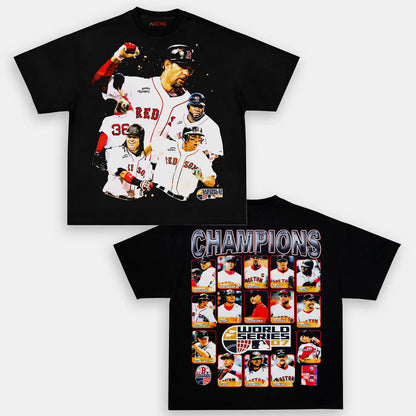 2007 WORLD SERIES CHAMPS - RED SOX TEE - [DS]