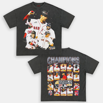 2007 WORLD SERIES CHAMPS - RED SOX TEE - [DS]