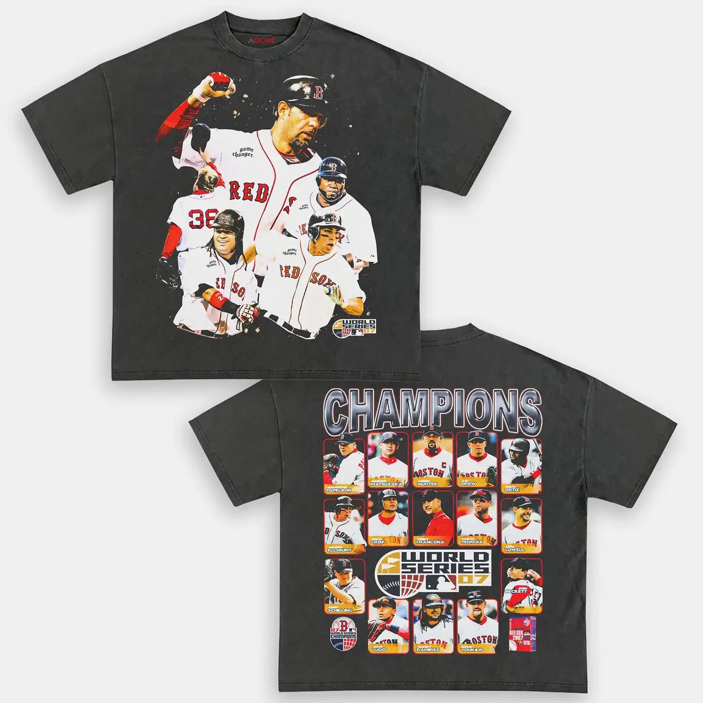 2007 WORLD SERIES CHAMPS - RED SOX TEE - [DS]