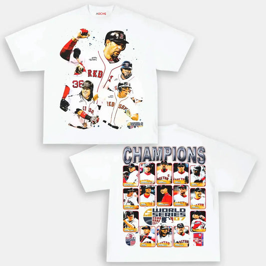 2007 WORLD SERIES CHAMPS - RED SOX TEE - [DS]