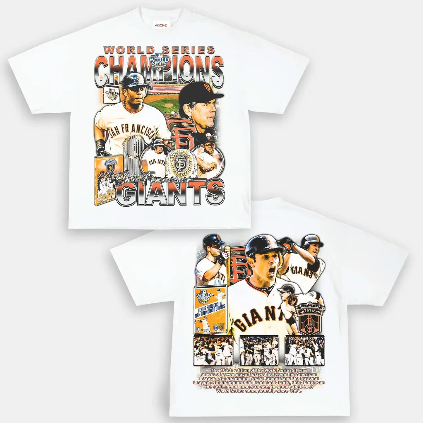 2010 WORLD SERIES CHAMPS - GIANTS TEE - [DS]