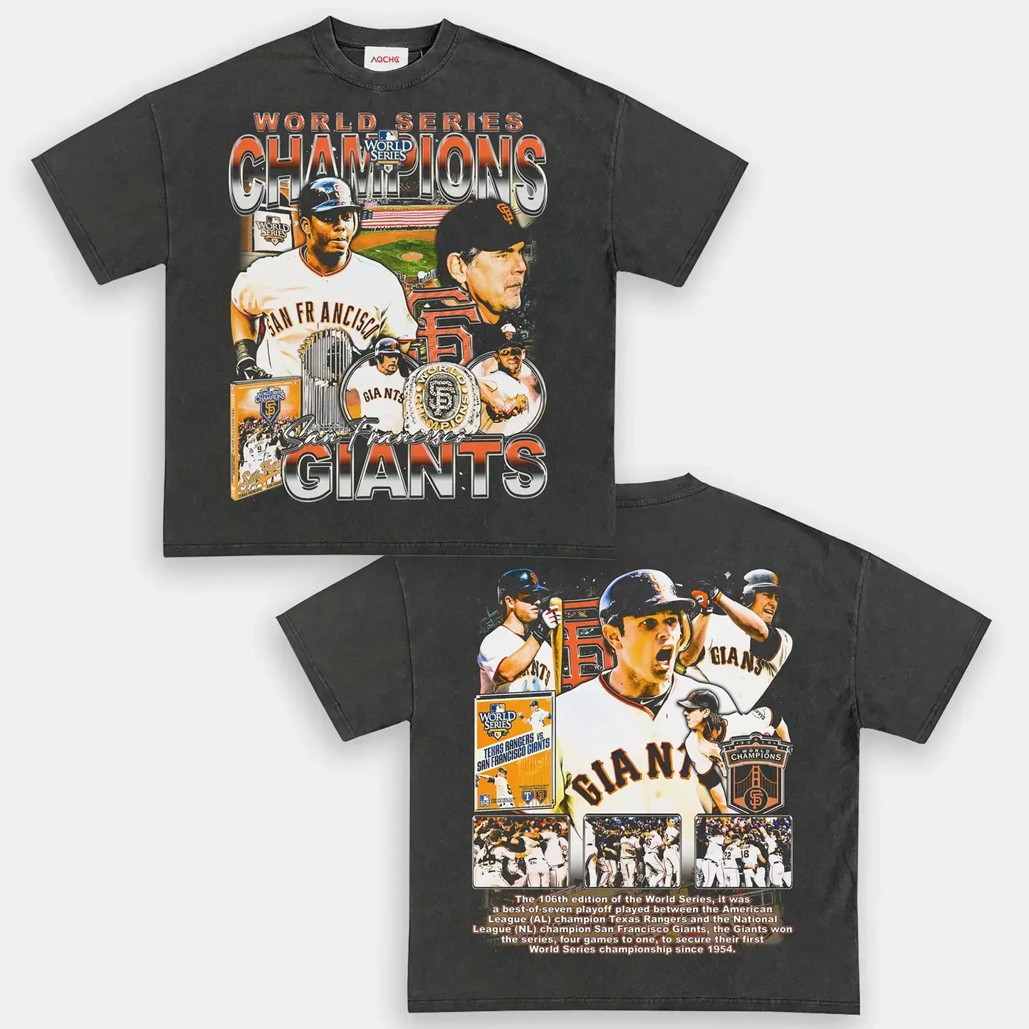 2010 WORLD SERIES CHAMPS - GIANTS TEE - [DS]