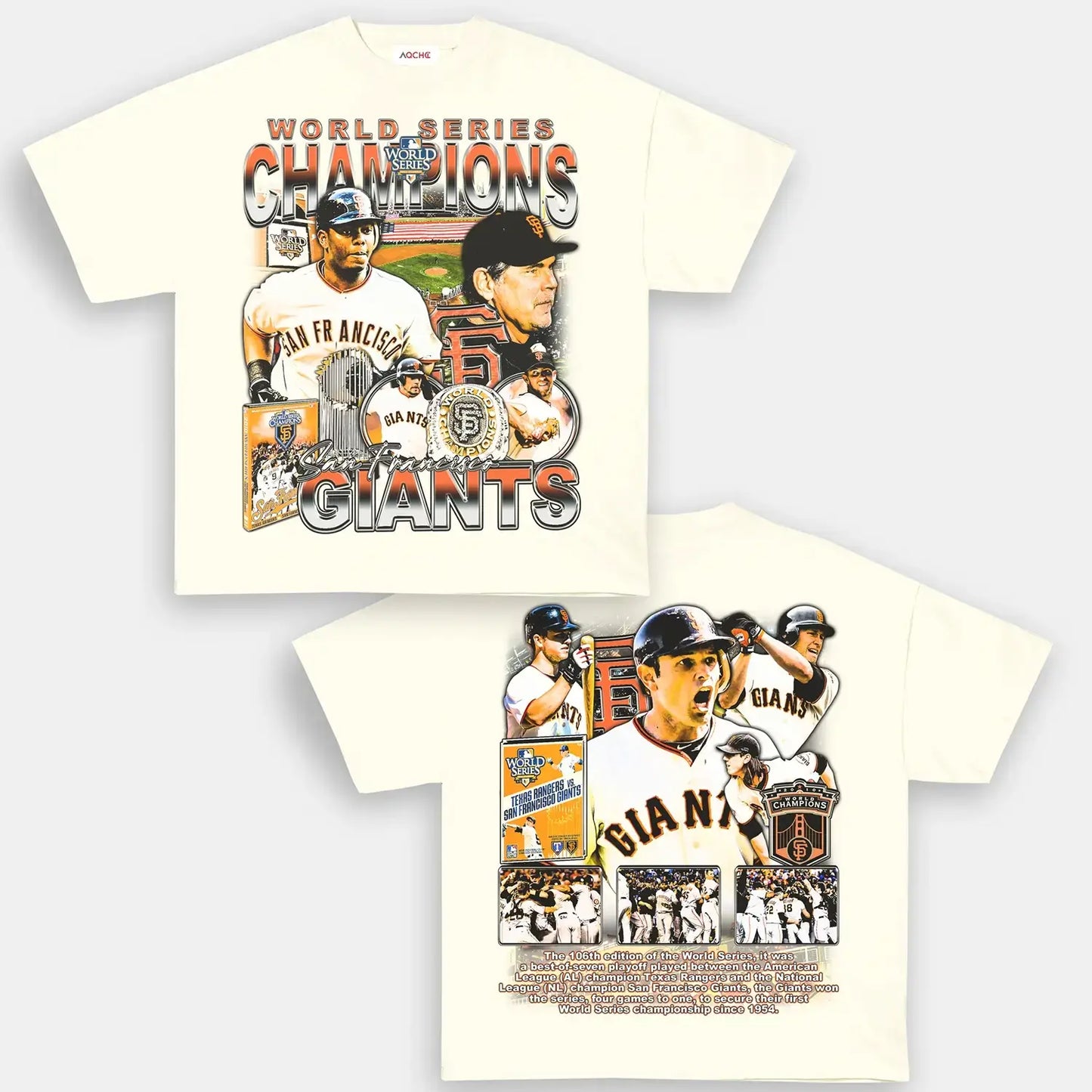 2010 WORLD SERIES CHAMPS - GIANTS TEE - [DS]