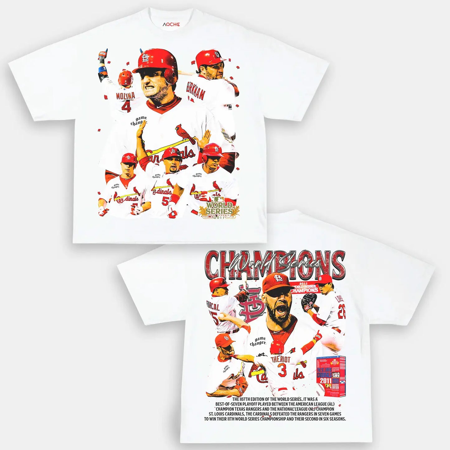 2011 WORLD SERIES CHAMPS - CARDINALS TEE - [DS]