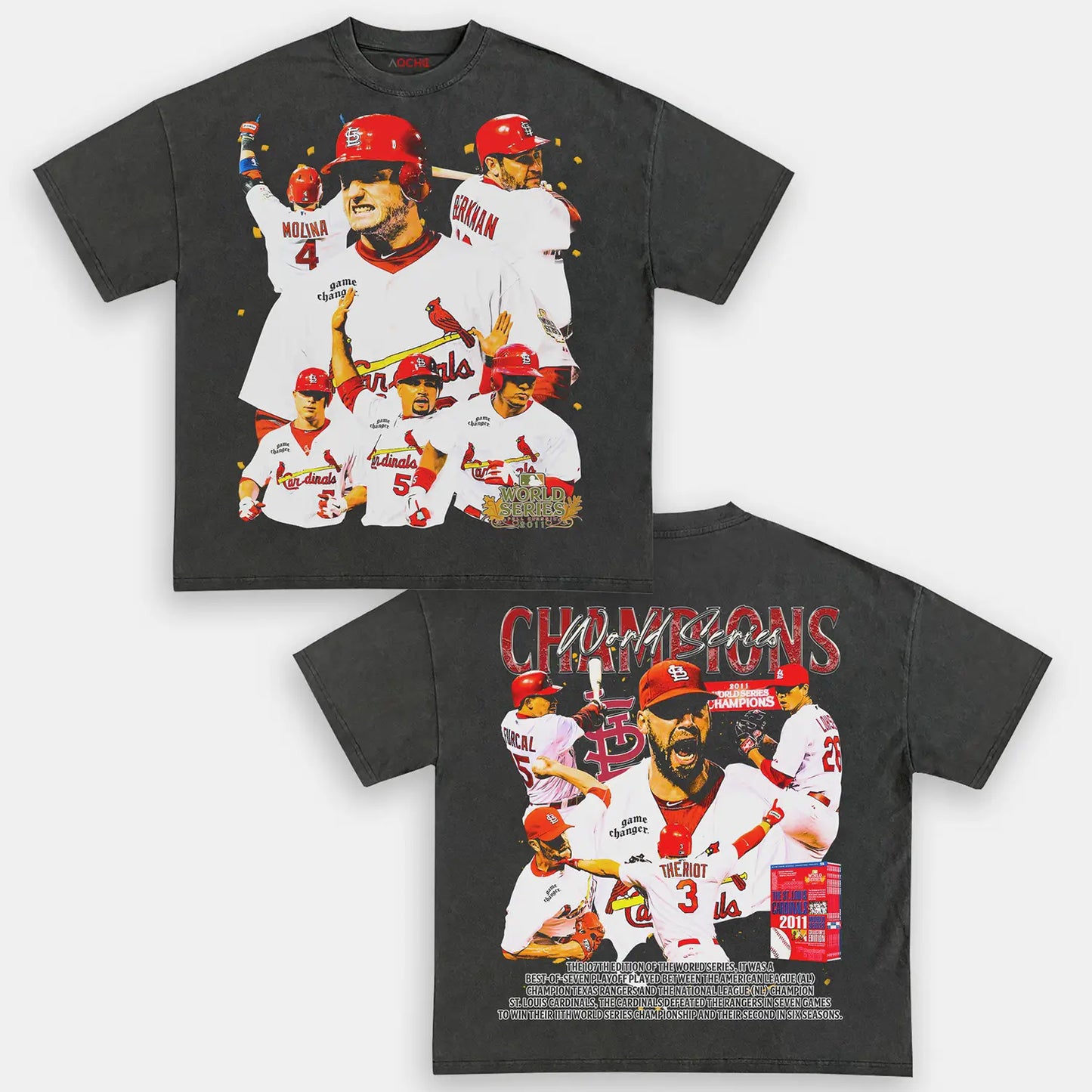 2011 WORLD SERIES CHAMPS - CARDINALS TEE - [DS]