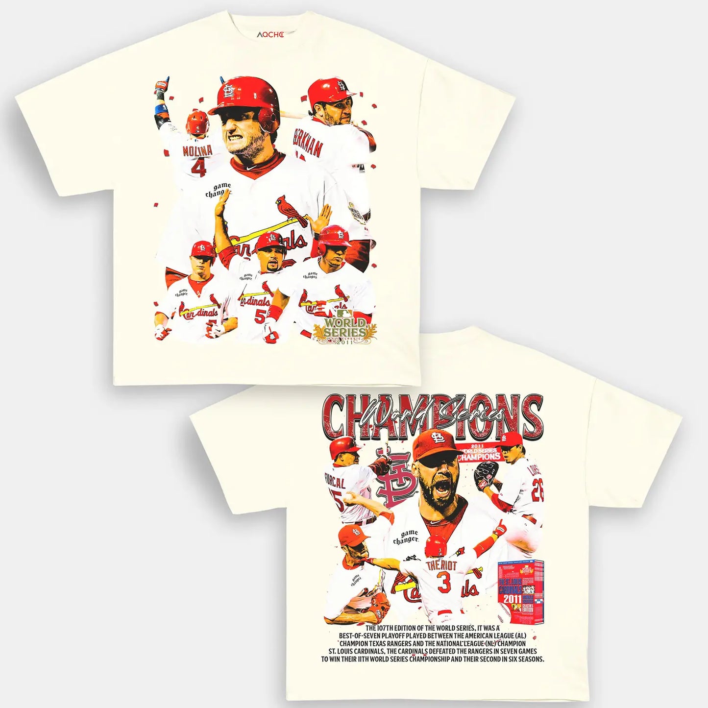 2011 WORLD SERIES CHAMPS - CARDINALS TEE - [DS]