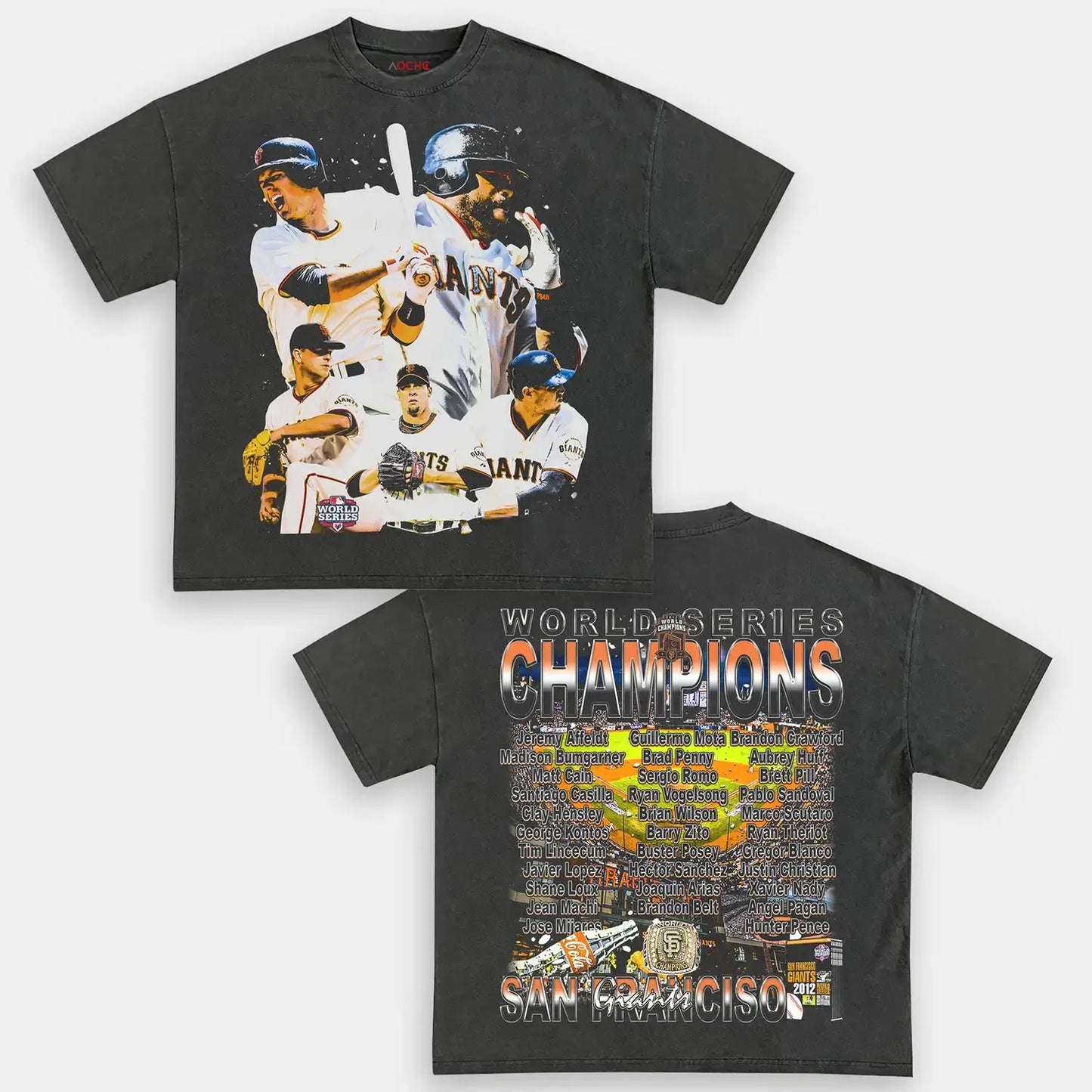 2012 WORLD SERIES CHAMPS - GIANTS TEE - [DS]