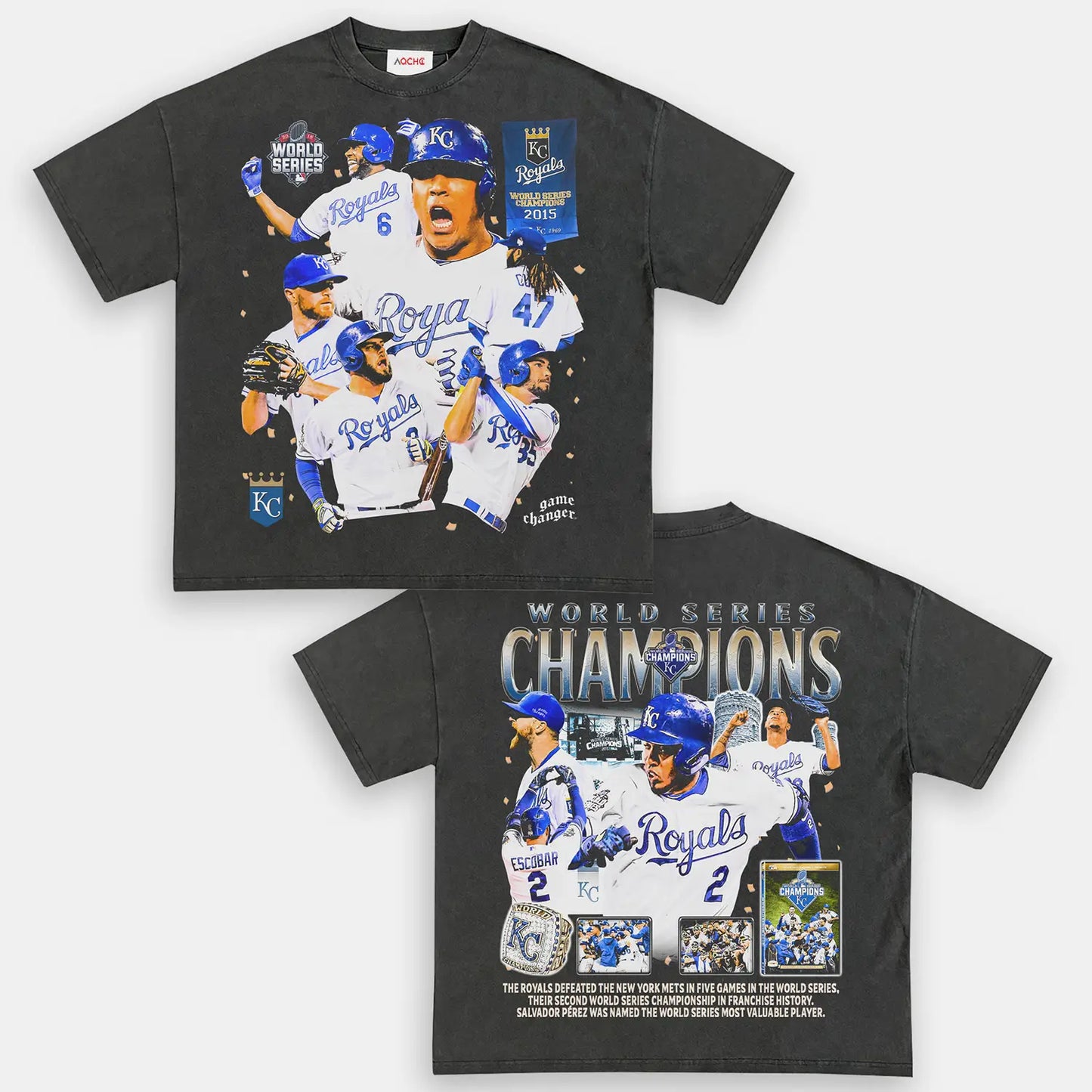 2015 WORLD SERIES CHAMPS - ROYALS TEE - [DS]
