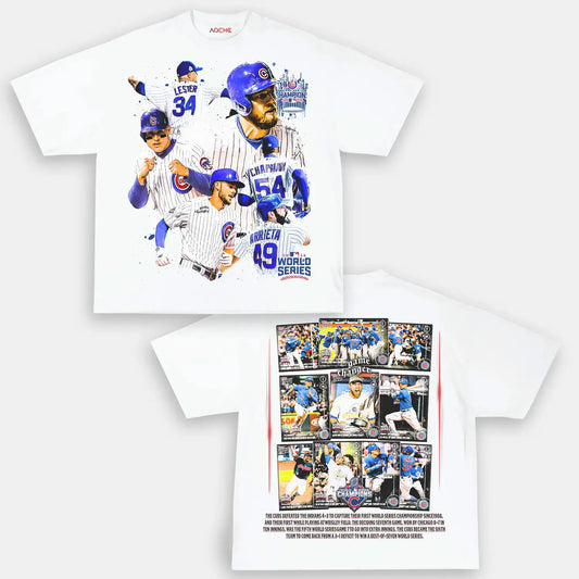 2016 WORLD SERIES CHAMPS - CUBS TEE - [DS]