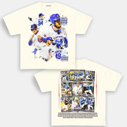 2016 WORLD SERIES CHAMPS - CUBS TEE - [DS]