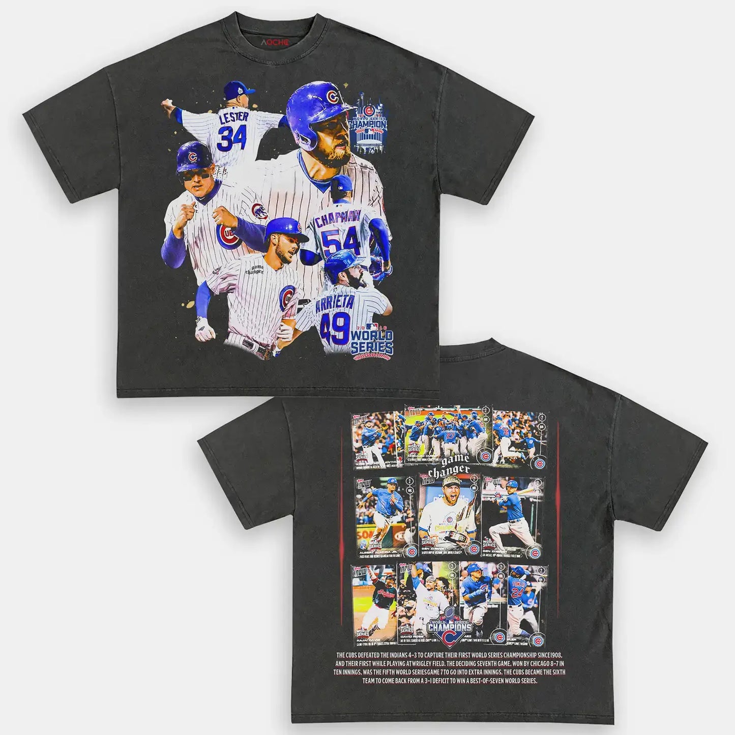 2016 WORLD SERIES CHAMPS - CUBS TEE - [DS]