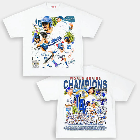 2020 WORLD SERIES CHAMPS - DODGERS TEE - [DS]
