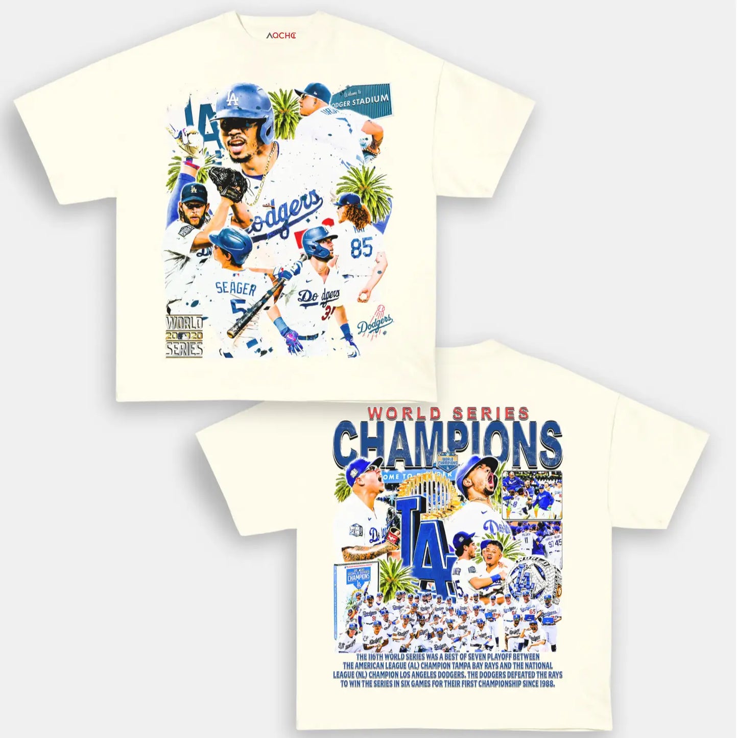 2020 WORLD SERIES CHAMPS - DODGERS TEE - [DS]