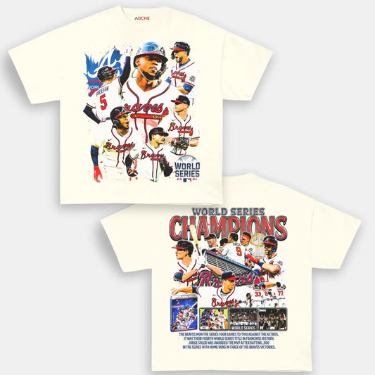2021 WORLD SERIES CHAMPS - BRAVES TEE - [DS]
