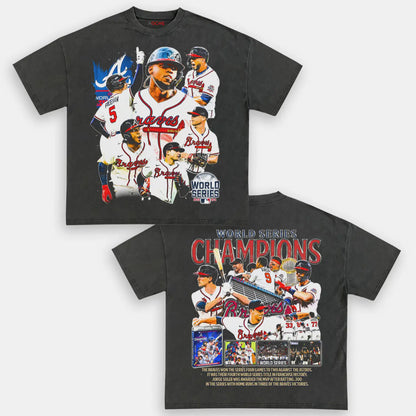 2021 WORLD SERIES CHAMPS - BRAVES TEE - [DS]