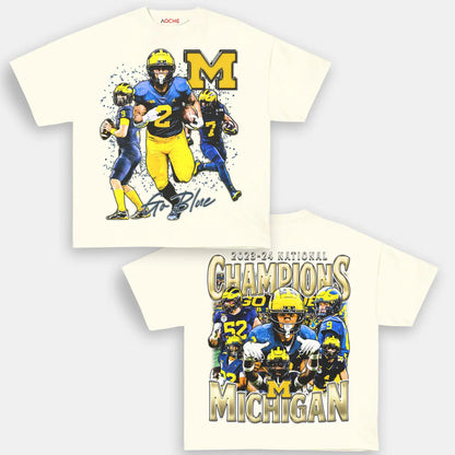 2023-24 NATIONAL CHAMPS - MICHIGAN TEE-[DS]