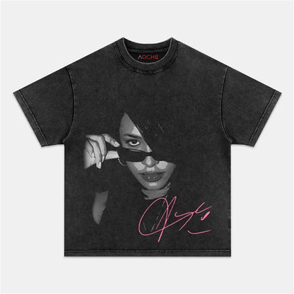 AALIYAH BIG FACE TEE