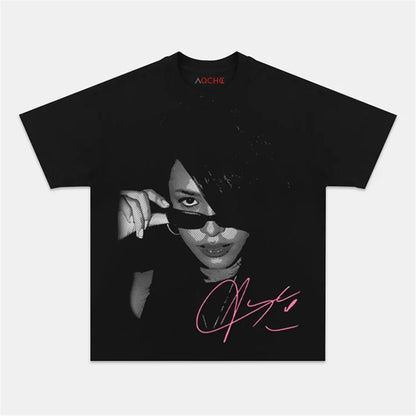 AALIYAH BIG FACE TEE