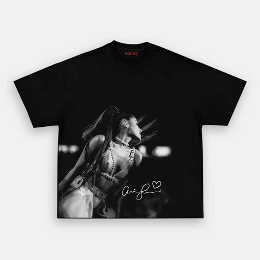 Ariana Grande B&W street Wear