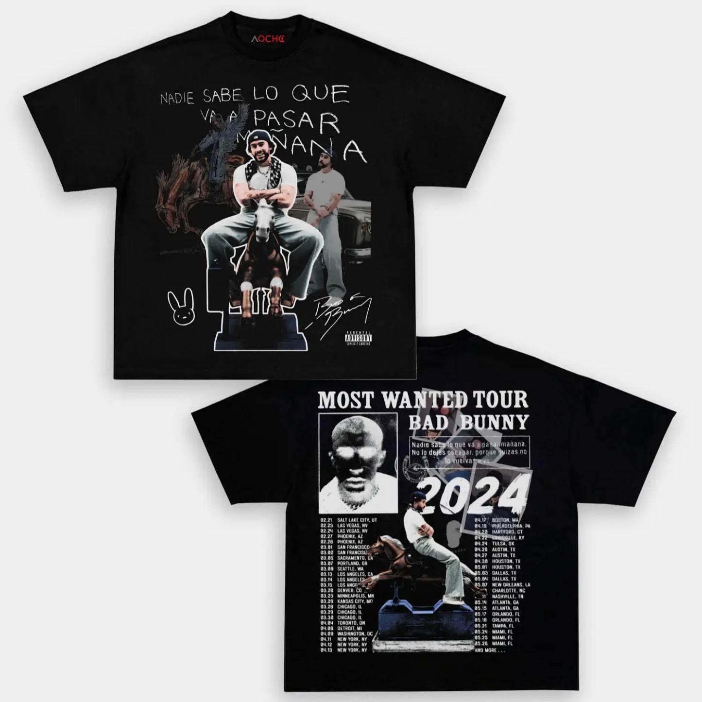 BAD BUNNY MOST WANTED TOUR TEE - [DS]