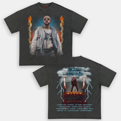 BAD BUNNY - EL ¨²LTIMO TOUR DEL MUNDO VINTAGE TEE - [DS]