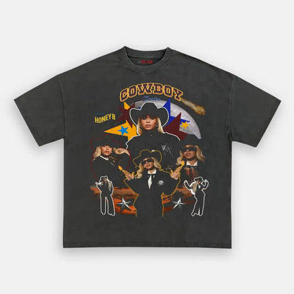 Beyonce black cowboy wear