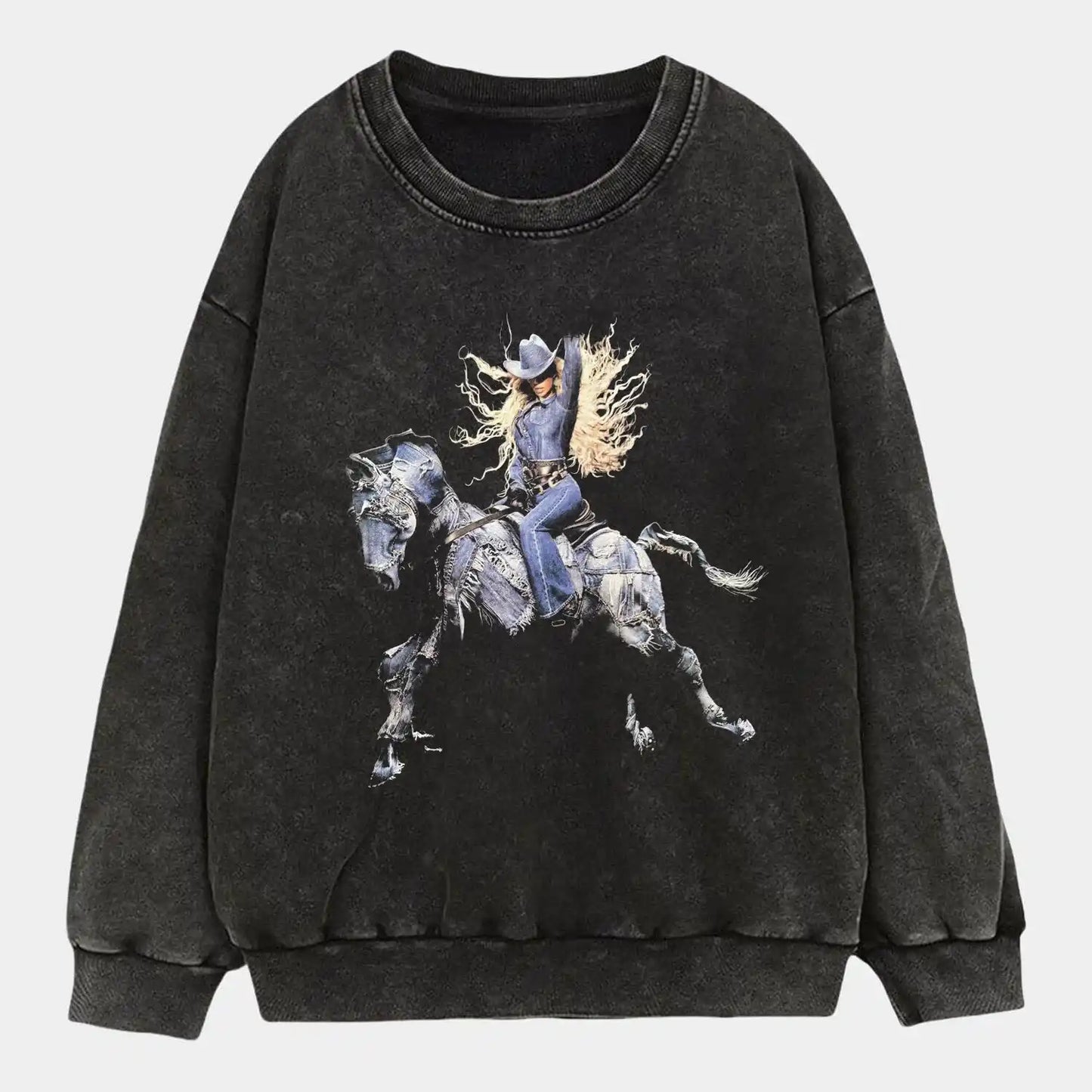 Beyonce blue riding Wear