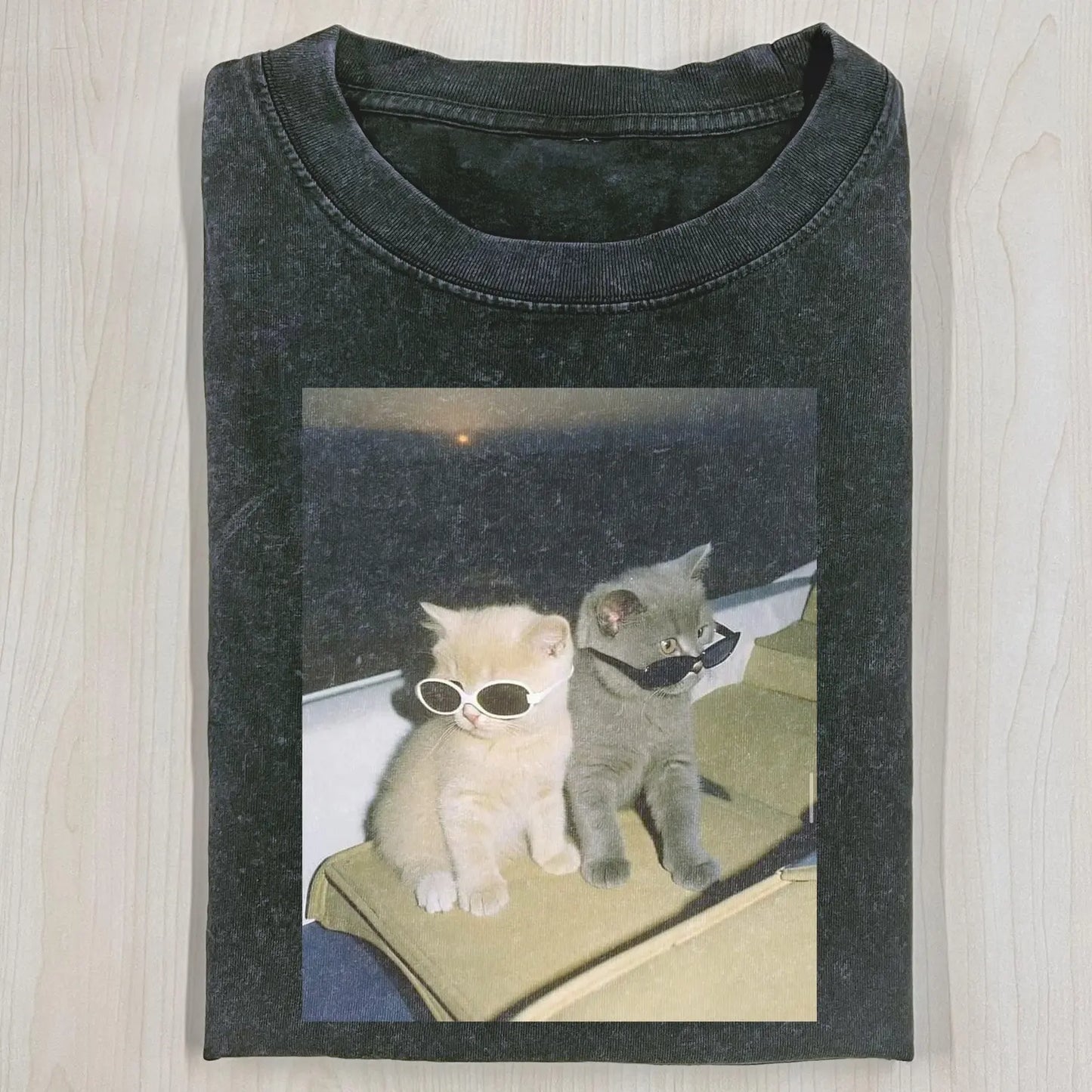 CAT  WITH SUNGLASSES HOODIE