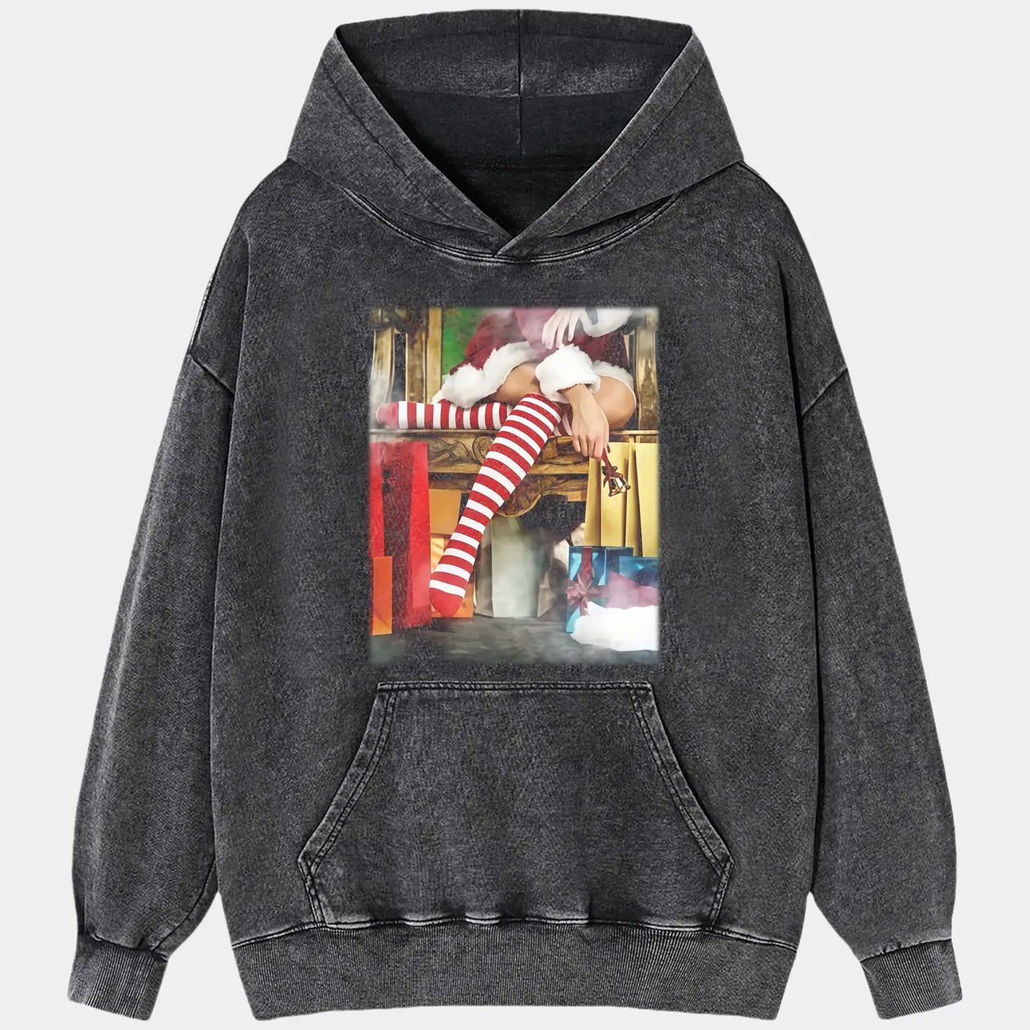 Christmas socks of red and white TEE