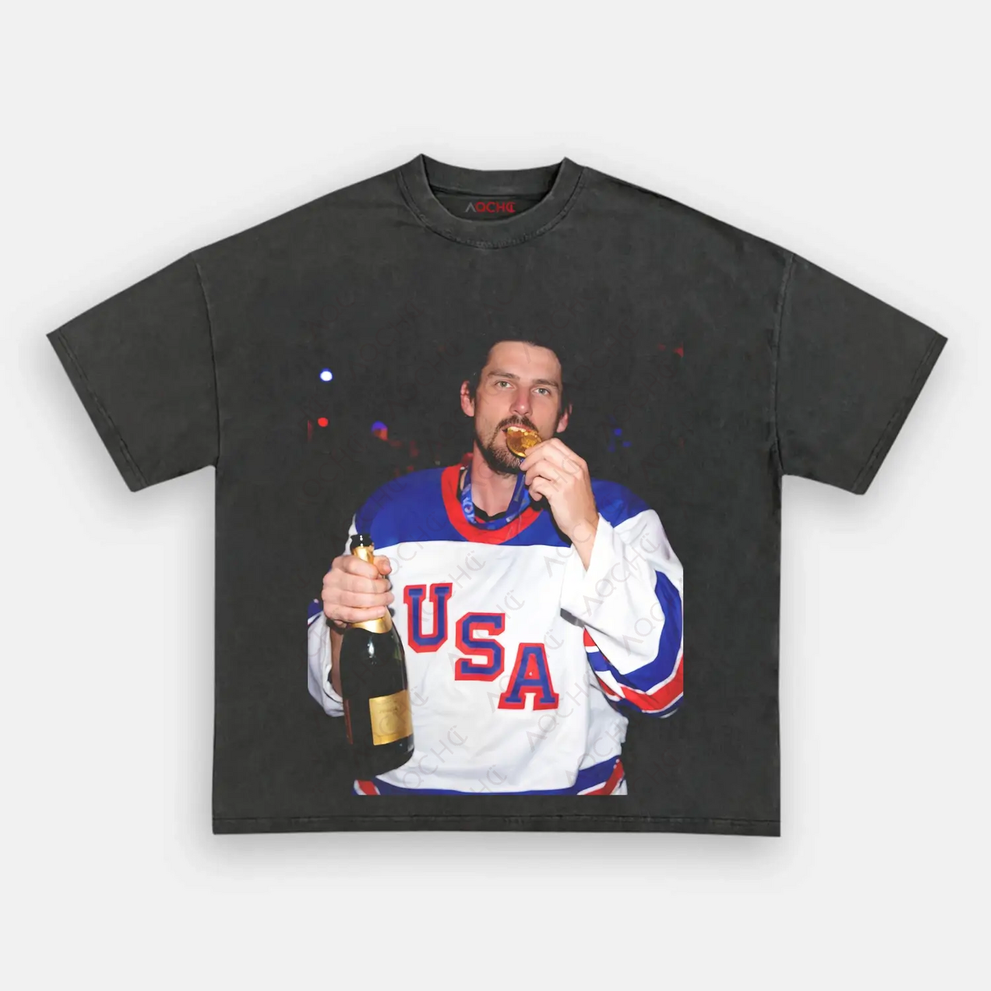 Connor Hellebuyck Champion Tee 1