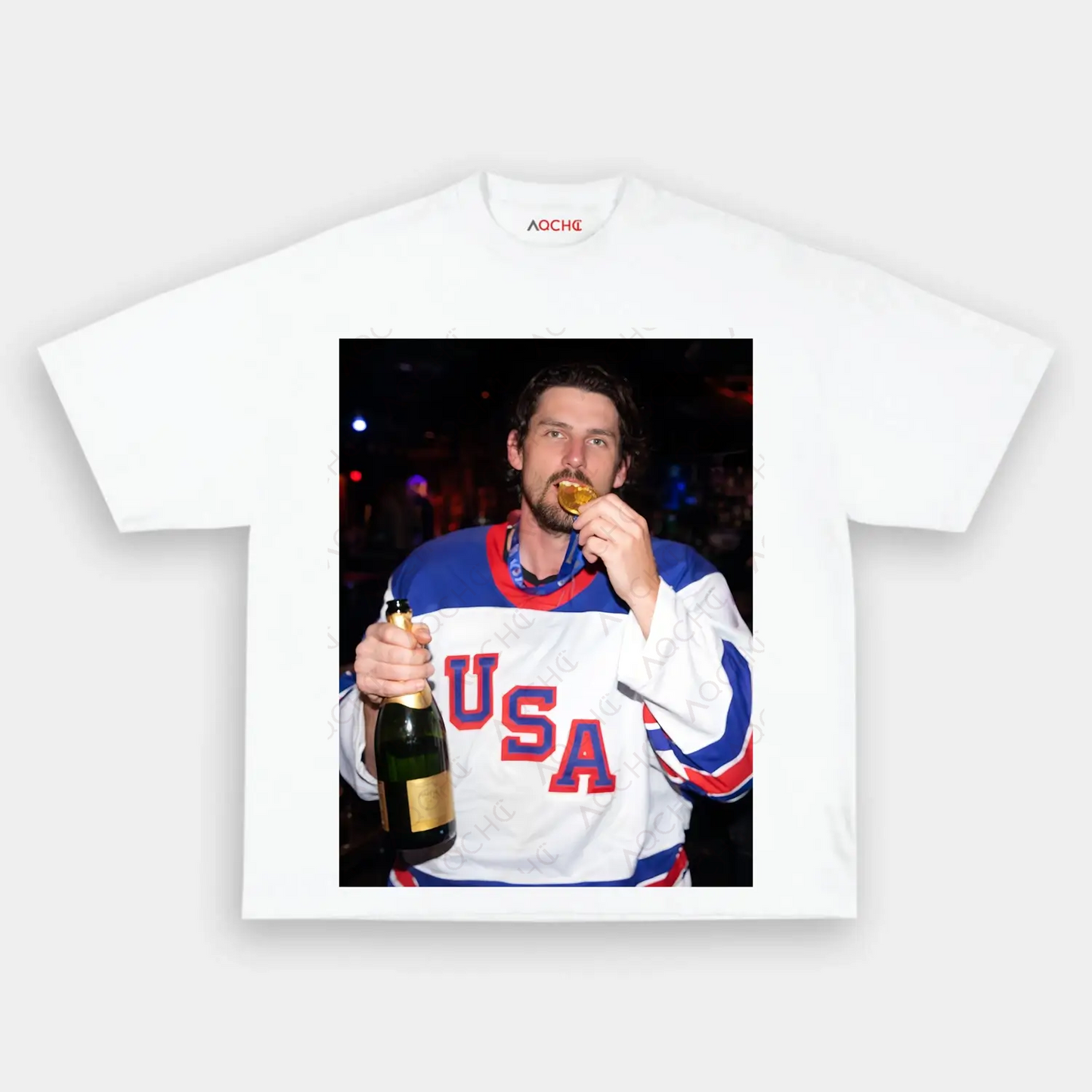 Connor Hellebuyck Champion Tee 1
