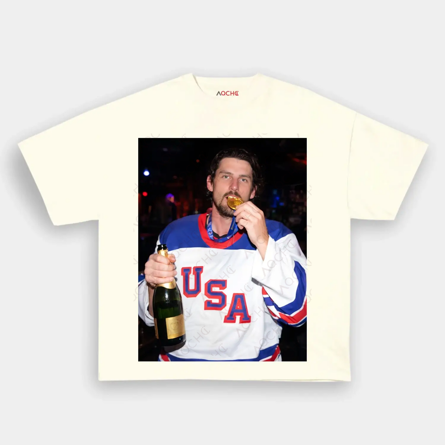 Connor Hellebuyck Champion Tee 1