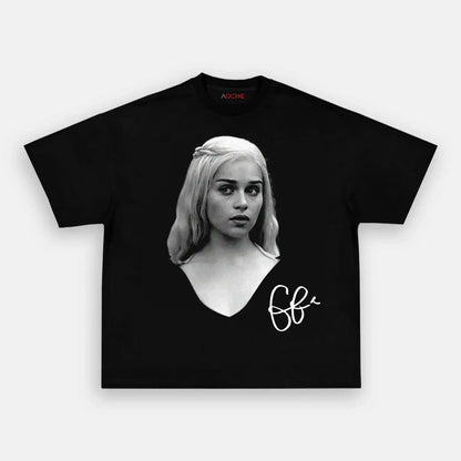 Emilia Clarke B&W C1 WEAR