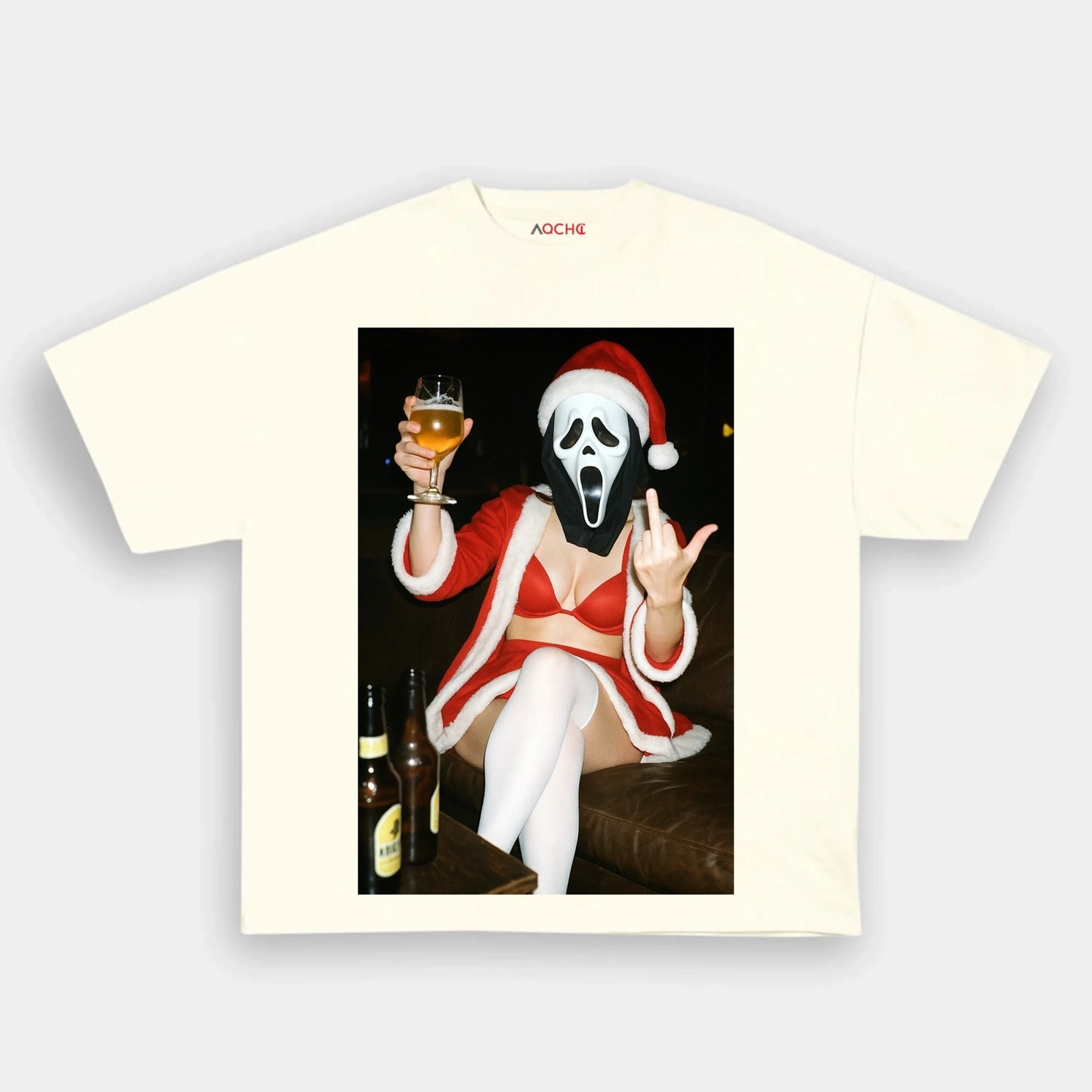Ghostface Christmas-themed Tee V1.2
