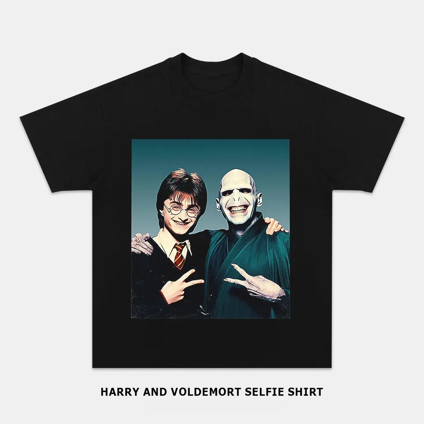 HARRY AND VOLDEMORT SELFIE SHIRT